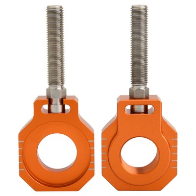 Bullet Proof Designs Axle Blocks Orange Fits KTM HUSQVARNA KTM-AB-22MM-ORG