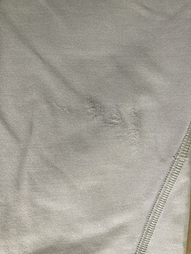 Ivivva By Lululemon Crop Legging Grey And Neon Yellow Size 7 - Picture 4 of 5