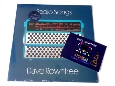 DAVE ROWNTREE (BLUR) - RADIO SONGS - 274/300 - BLUE VINYL ALBUM WITH SIGNED CARD