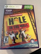 XBox 360 Hole in the Wall Deluxe edition game ( free shipping to Canada )
