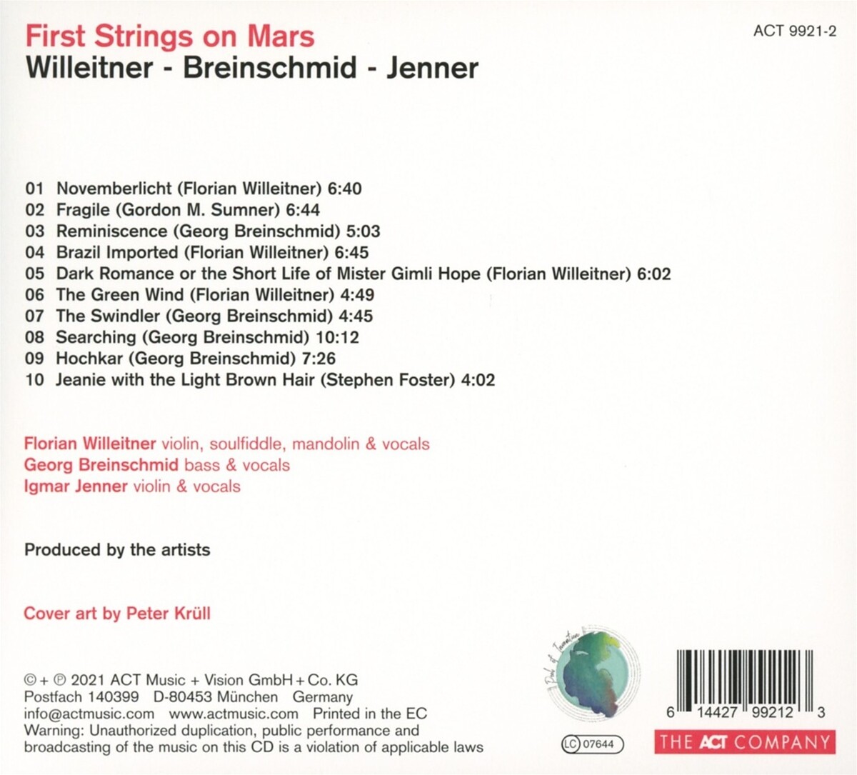 Thumbnail - Willeitner,florian / First Strings On Mars