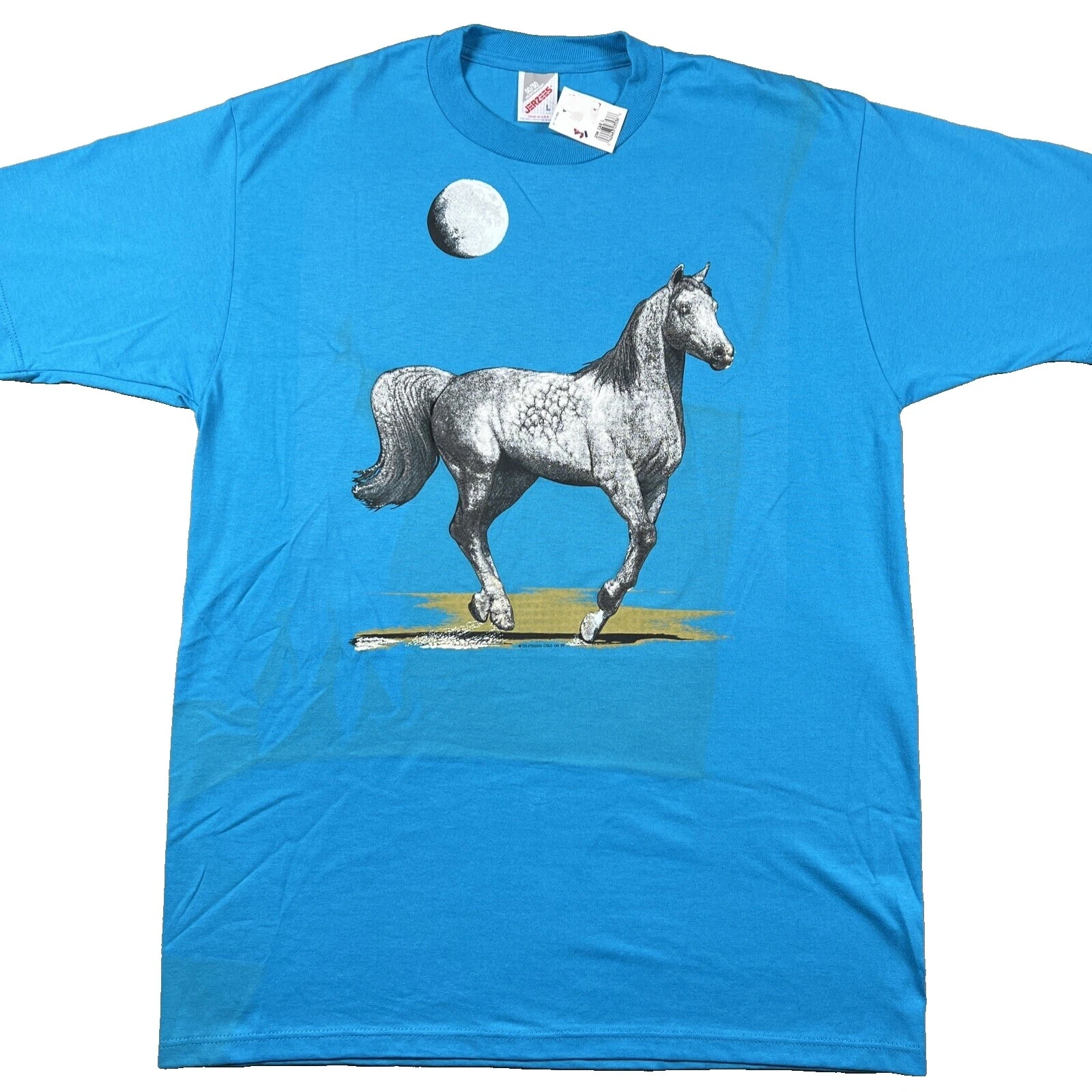 JERZEES Manga corta Camisetas Vintage Punk para Hombres