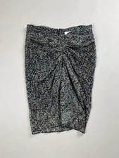 Isabel Marant Pour H&M ladies patterned silk skirt size US 6 / EU 36