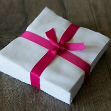 42 5" x 5" squares  White Charm Pack 