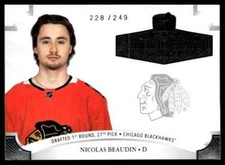 2020-21 Upper Dek The Cup Rookie Class 2021 Nicolas Beaudin Rookie /249 Chicago