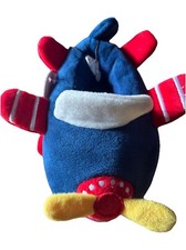 Wonder Nation Slippers Toddler Size 5/6 Airplane Blue Red NEW