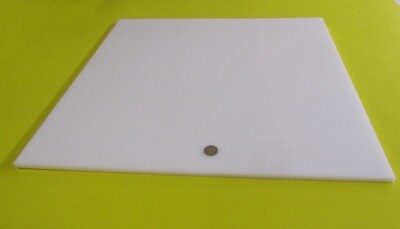 HDPE (Polyethylene) Sheet White, 3/8'' (.375'') x 24'' x 24'',