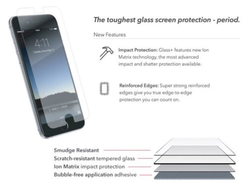 ZAGG InvisibleShield Glass+ Tempered Screen Protector Google Pixel 3 XL, Clear - Picture 6 of 7