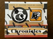 2020-21 Panini Chronicles Soccer Hybrid H2 Factory Sealed Hobby Box
