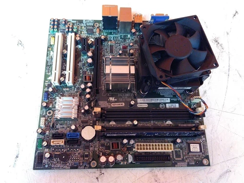 Dell FM586 Motherboard Core 2 Quad Q6600 2.40GHz 1GB 0HD 
