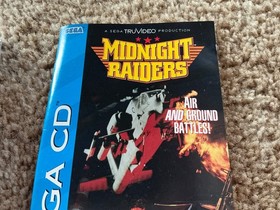 Midnight Raiders Sega CD, 1994 Complete in Box CIB w/Registration Card!