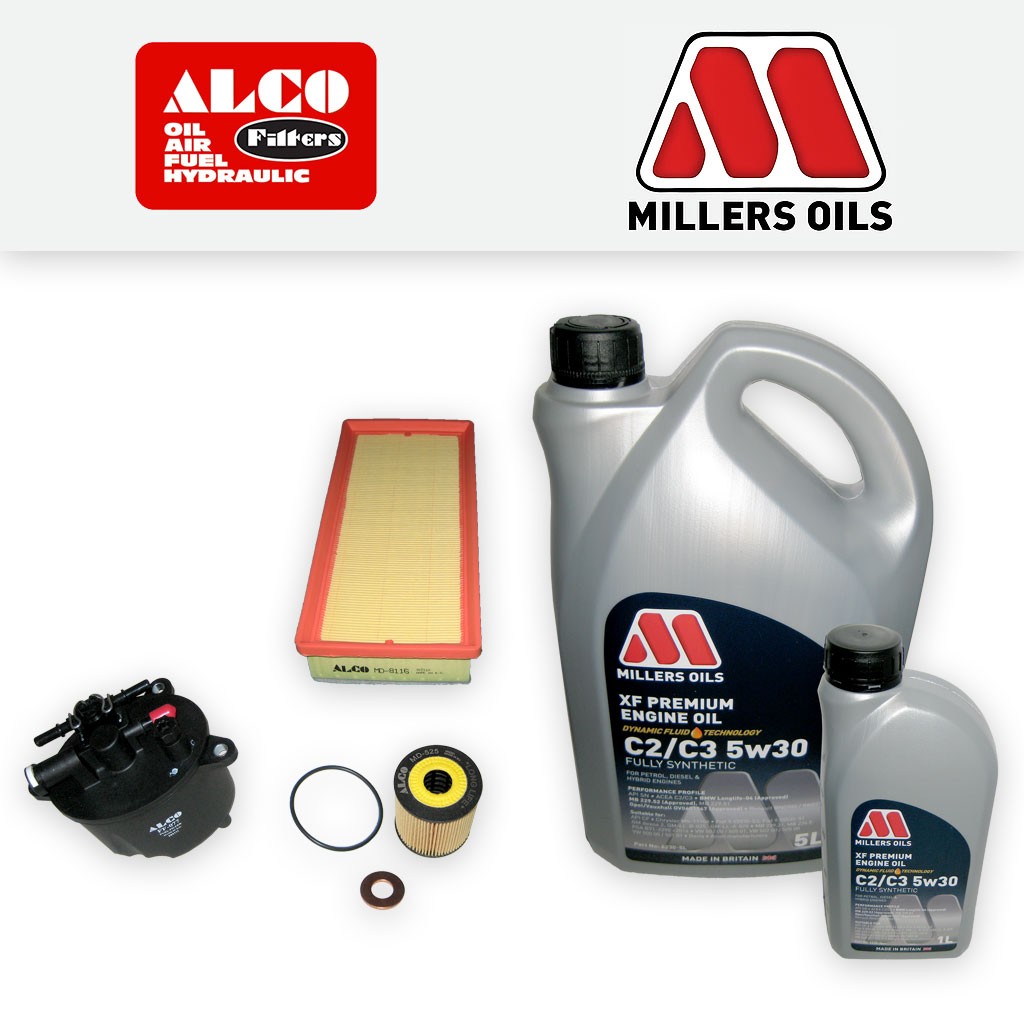 SERVICE KIT for PEUGEOT 508 2.2 HDI OIL AIR FUEL FILTERS +XF C2/C3 OIL 2010-2018