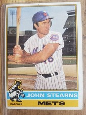 1976 TOPPS #633  John Stearns  NEW YORK METS