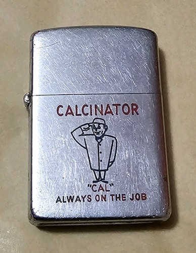 1950s Calcinator Cal, Always on the Job Zippo Lighter Fallout Cartoon ...