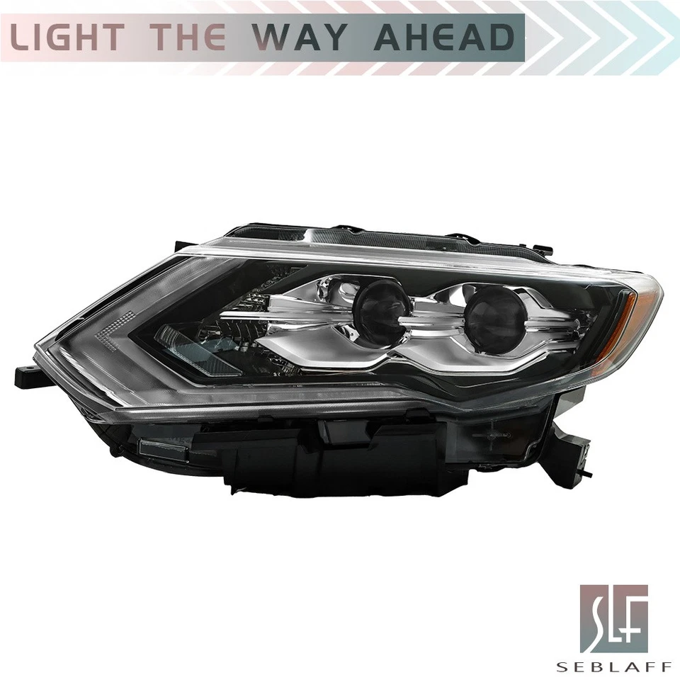Faro para Nissan Rogue SL Sport/SL Hybrid 2017-2020 LED cromado lado del conductor Foto 2 de 4