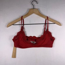 SKIMS Fits Everybody Lace Scoop Bralette Brick BR-SCP-9190 Size Small NWT