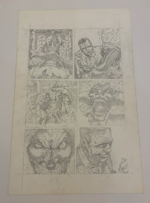 Original Art  By Thomas Tenney Type O Negative Graphic Novel G