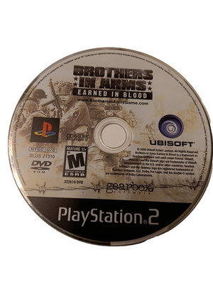 Brothers in Arms Earned in Blood (PS2) NO TRACKING DISC ONLY 