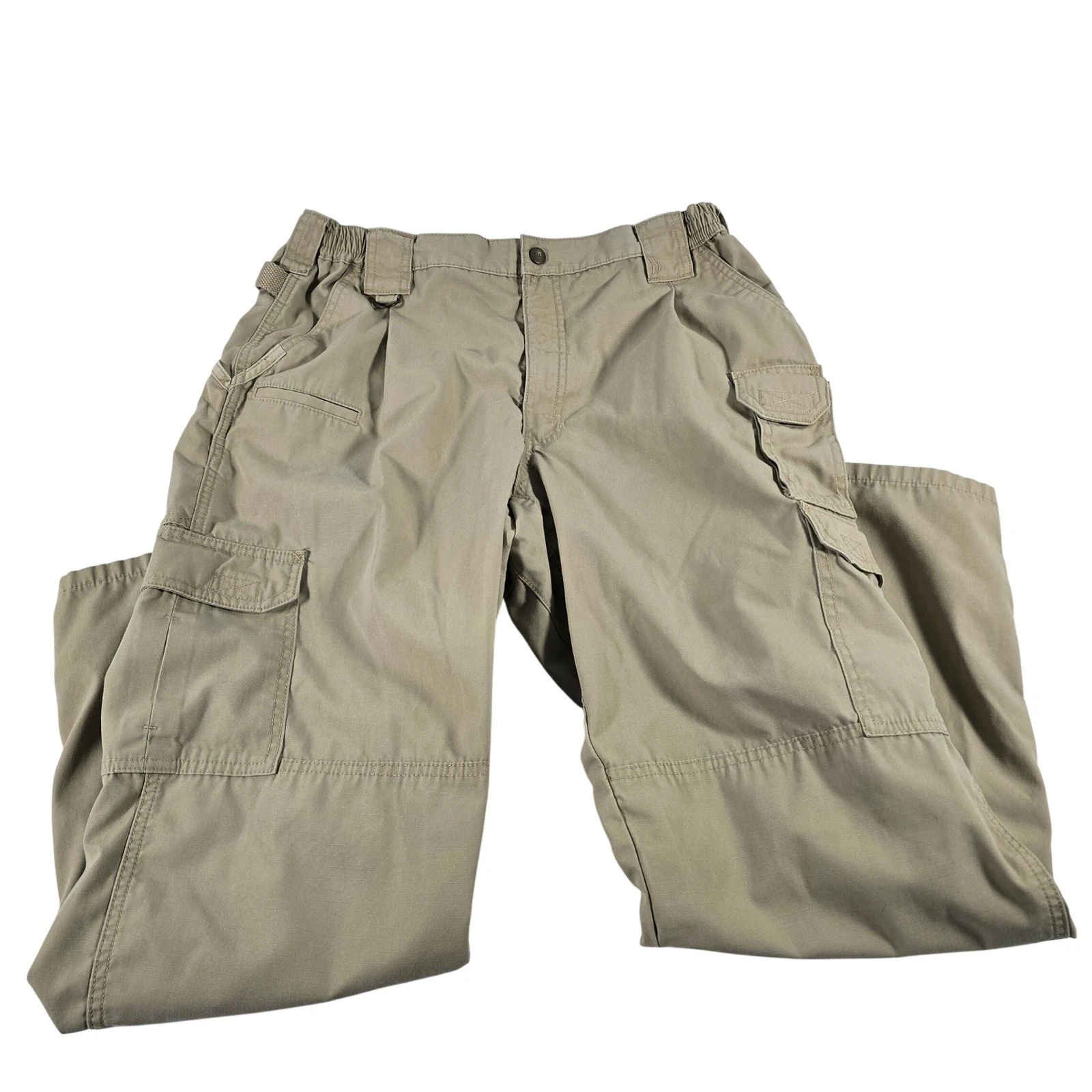 5.11 Tactical Mens Khaki Tan Cargo Pants Utility Workwear Trousers 36x30 TLBLIN