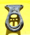 1 1/2” Large OLD Flag Pole Bracket Holder Vintage Galvinized Cast Iron Rustic — photo 5