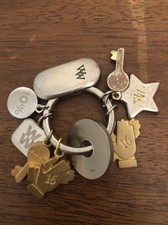 Weight Watchers Award keychain With 8 Charms A1