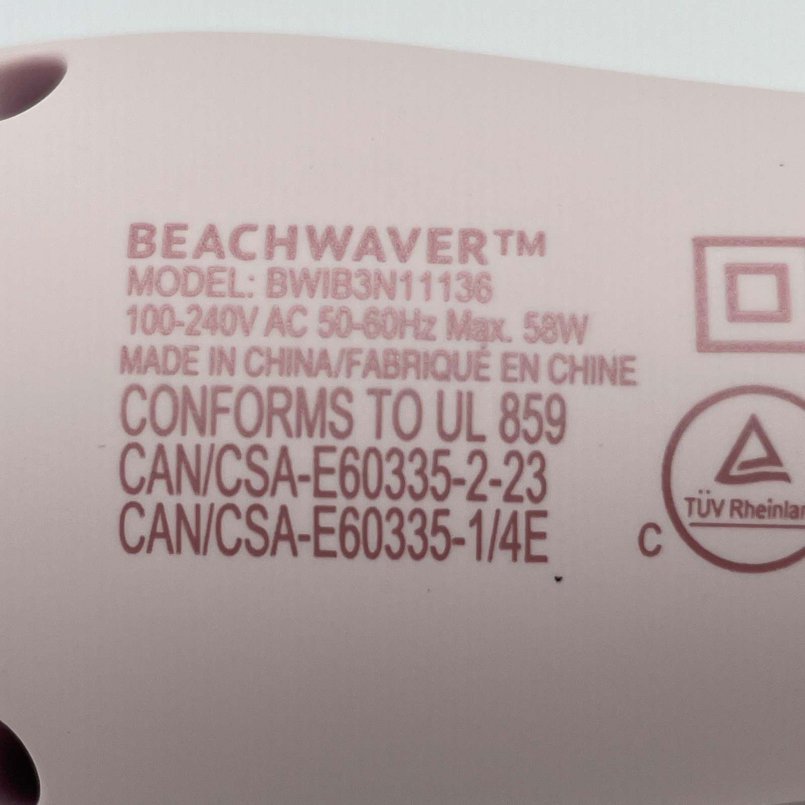 Beachwaver Multi 3 Barrel Rotating Curling Iron Rose Gold Pink B-Series ~ New