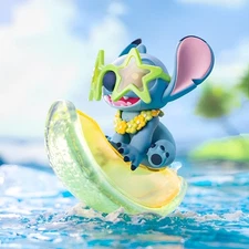 TOPTOY Disney Stitch Summer Carnival Series Melon Boat Box Figure Art Toys