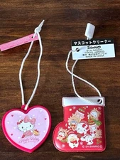 Sanrio Novelty Hello Kitty 2 Piece Set Christmas Cleaner Cute Goods Japan