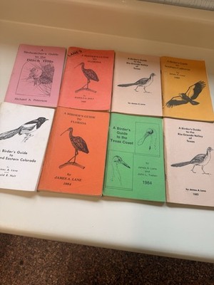LOT 8  *  BIRDWATCHER S GUIDE 1971, 73, 83, 84, 85,89 & 1990