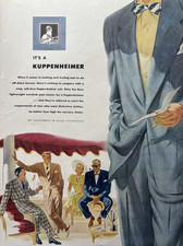 1948 Kuppenheimer Clothing Suits Feeling Cool Invest Appearance VTG Print Ad