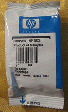 Genuine HP Ink Cartridge - 75XL Tri-color - CB338W Sealed package NO BOX