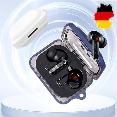 Silicone Protective Case Anti Drop with Carabiner for Nothing Ear (a) Headphones