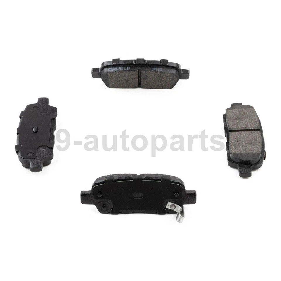Rear Brake Rotors & Brake Pads For 2010 2011 2012 2013 - 2016 Renault Koleos - Image 2 of 4