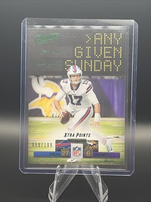 2021 Panini Prestige - Any Given Sunday Josh Allen #AGS-JA /199