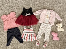 0-3 Months  3 Months Baby Girl Clothes Outfits Mixed Lot 10 Piece Set.