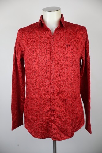 Armani Exchange, AX ARMANI EXCHANGE HERREN HEMD GR S MAN CASUAL VINTAGE SHIRT LANGARM