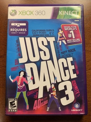 Just Dance 3 Xbox 360 Kinect- ***CASE ONLY / ***No Game Disc Included