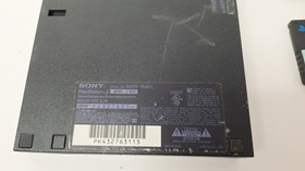 Sony PlayStation 2 PS2 Slim Console SCPH-75001 Black Tested Working Controller