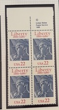 Timbres France Neufs 1986 LIBERTY  United States