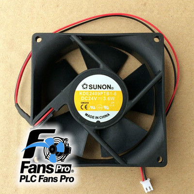 1PCS Brand New SUNON KDE2409PTB1-6 9CM 9225 24V 3.6W 2 wire inverter fan