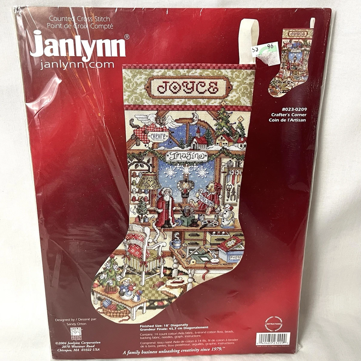 Janlynn Christmas/Holidays Stocking Cross Stitch Kits for sale | eBay