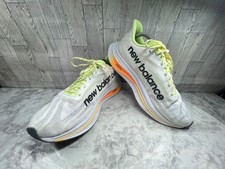 Woman Size 5.5 - New Balance FuelCell SuperComp Trainer v2 White Lime Hot Mango New Balance FuelCell SuperComp Trainer v2 White Lime Hot  main image 2