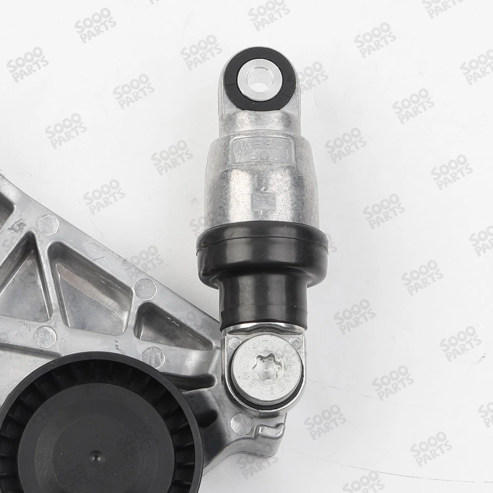 Drive Belt Kit w/ Tensioner & Idler Pulleys For 2012-2018 JEEP WRANGLER JK 3.6L Foto 3 de 4