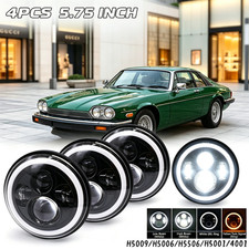 4pc 5 34 5.75 Round Headlights Halo Drl Hilo Fits Chevrolet Corvair 1960-1969 4pc 5 34 5.75 Round Headlights Halo Drl Hilo Fits Chevrolet Corvair 1960-1969