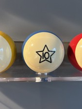 Star Pattern Pool Ball Ten 10 Ball