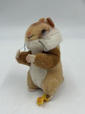 Steiff Golden Goldy Hamster 2150/12 Ear Button Tag Plush From Germany 5 Small