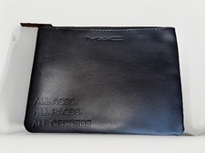 MAC All Ages All Races All Genders Black Makeup Bag Rainbow Liner NWOT
