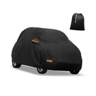Car Cover for Smart Fortwo 2007-2023 210D-PU Oxford Outdoor Full Car Cover All 