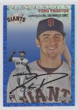 2023 Chrome Platinum Anniversary Blue Mini-Diamond Refractor Ford Proctor 0ka4