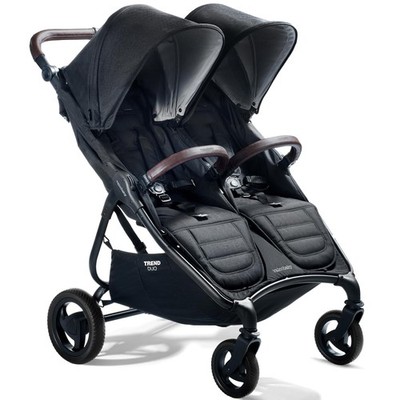 Stroller Side by Newborn Toddler Compact Fold Night Black Double Valco Baby Easy
